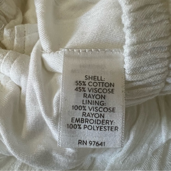 J Jill Embroidered Skirt with Pockets, Elastic Waist size Small Petite- NWT - Picture 5 of 7